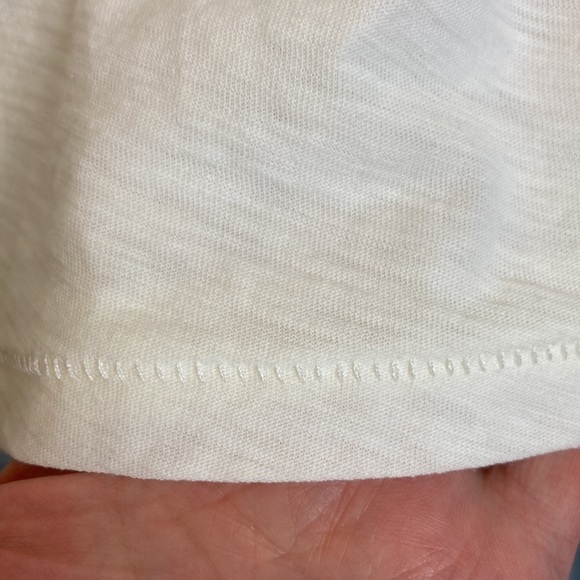 NATION LTD Tamira ElizabethanTee Off White Sz S Elevated Capsule Quiet Luxury - Picture 14 of 16